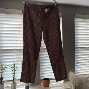 AG Adriano Goldschmied Chocolate Pinstripe Chinos